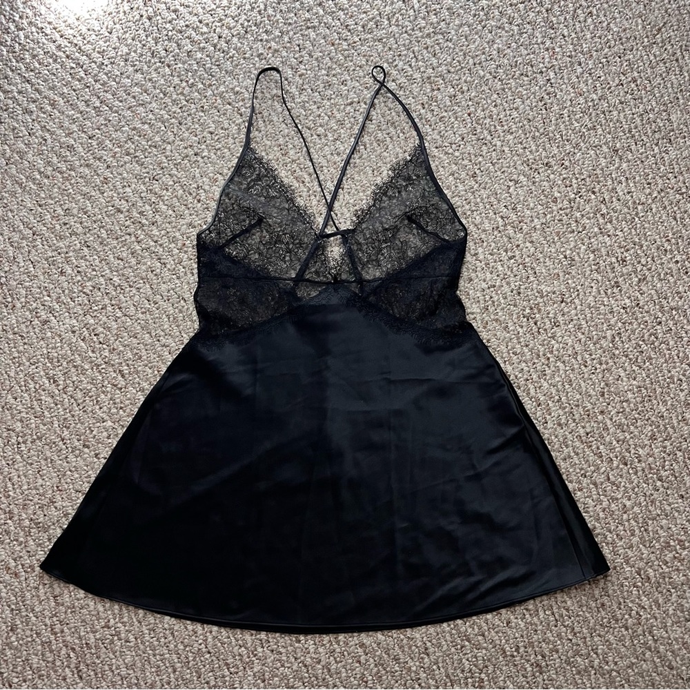 Victoria’s Secret Black Slip Dress